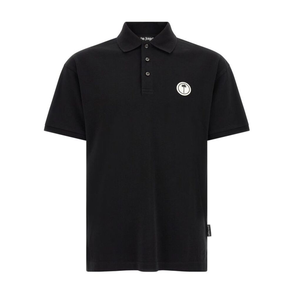 Palm Angels Men Logo Patch Polo Shirt